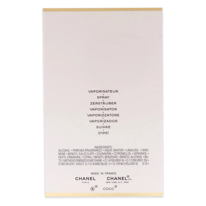 Chanel COCO MADEMOISELLE Eau De Parfum Intense 3.4oz 100ml